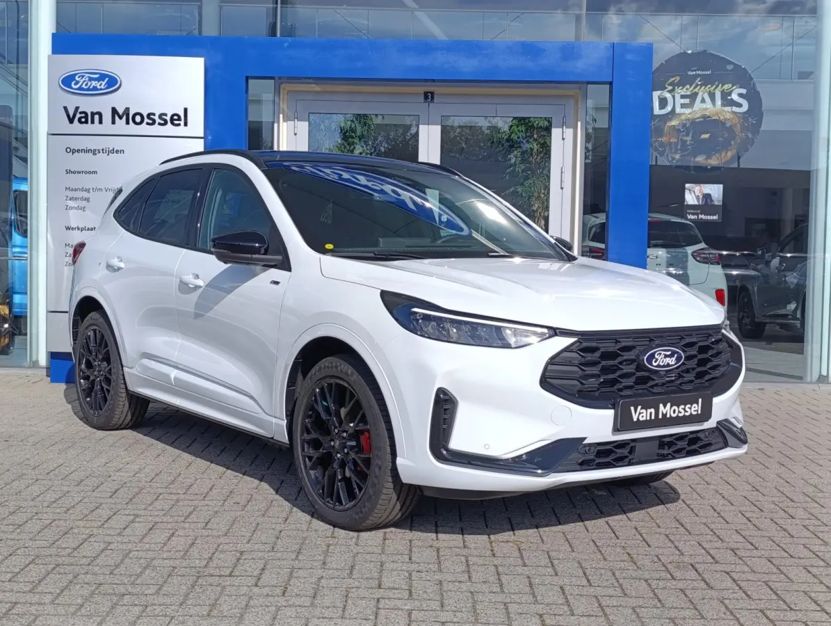 2.5 PHEV ST-Line X | VOORRAAD! | Black Pack | Panodak | Elek. trekhaak | Adaptive Cruise | AGR stoelen met memory | Stoel/stuur voorruitverwarming | B&O Audio | Dodehoekdetectie | Elek. klep
