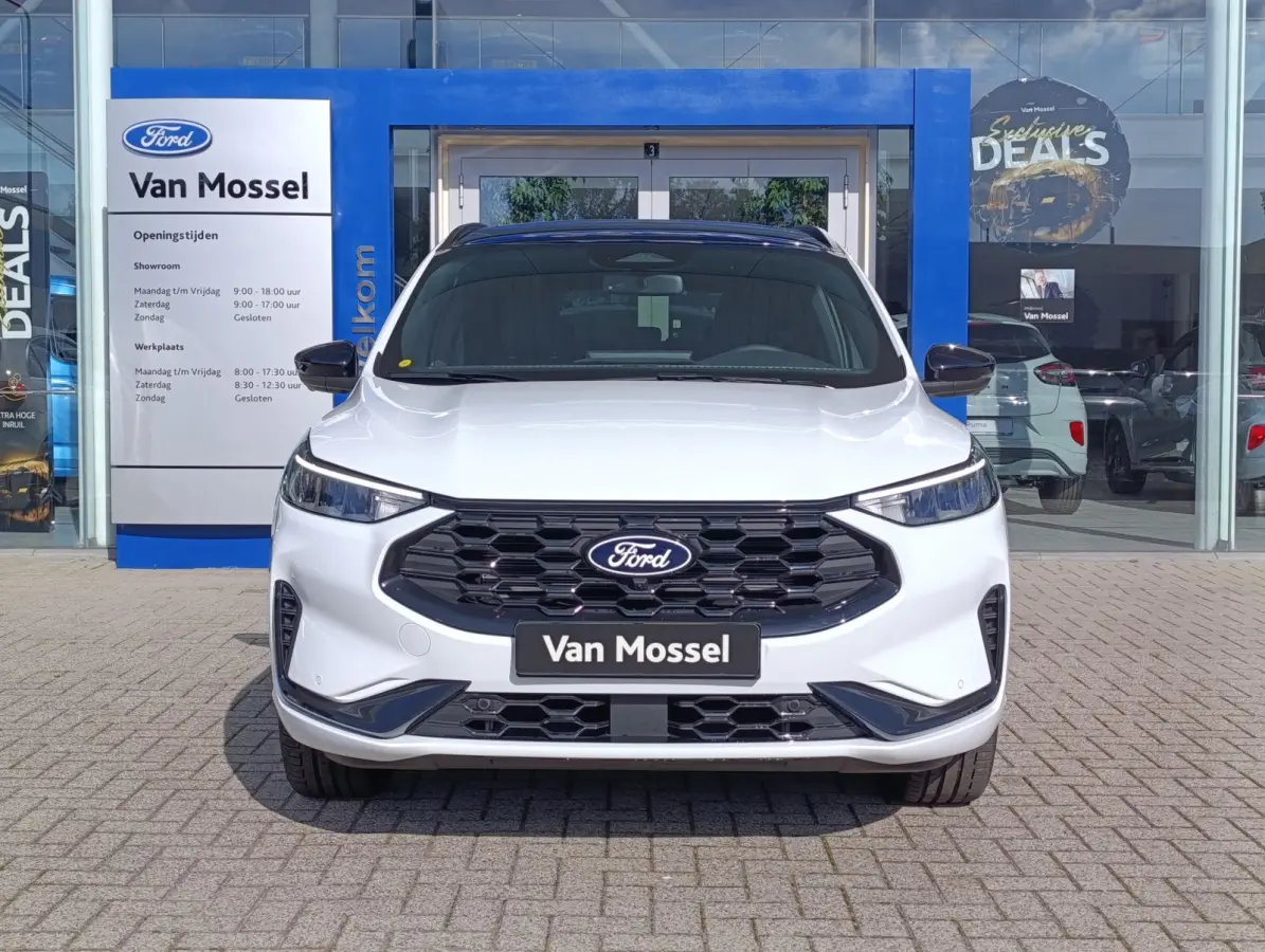2.5 PHEV ST-Line X | VOORRAAD! | Black Pack | Panodak | Elek. trekhaak | Adaptive Cruise | AGR stoelen met memory | Stoel/stuur voorruitverwarming | B&O Audio | Dodehoekdetectie | Elek. klep