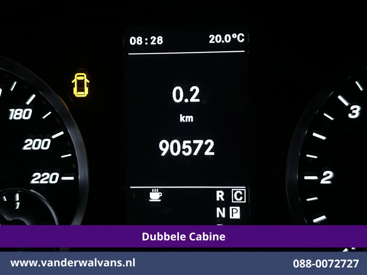 119 CDI 191pk 9G-Tronic Automaat L2H1 Dubbele Cabine Euro6 Airco | 5-Zits | Camera | Navigatie | LED | Apple Carplay Android Auto, Cruisecontrol, LM velgen, Trekhaak, Parkeersensoren, Bumper