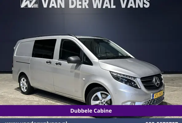 119 CDI 191pk 9G-Tronic Automaat L2H1 Dubbele Cabine Euro6 Airco | 5-Zits | Camera | Navigatie | LED | Apple Carplay Android Auto, Cruisecontrol, LM velgen, Trekhaak, Parkeersensoren, Bumper