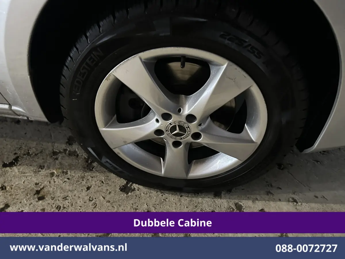 119 CDI 191pk 9G-Tronic Automaat L2H1 Dubbele Cabine Euro6 Airco | 5-Zits | Camera | Navigatie | LED | Apple Carplay Android Auto, Cruisecontrol, LM velgen, Trekhaak, Parkeersensoren, Bumper