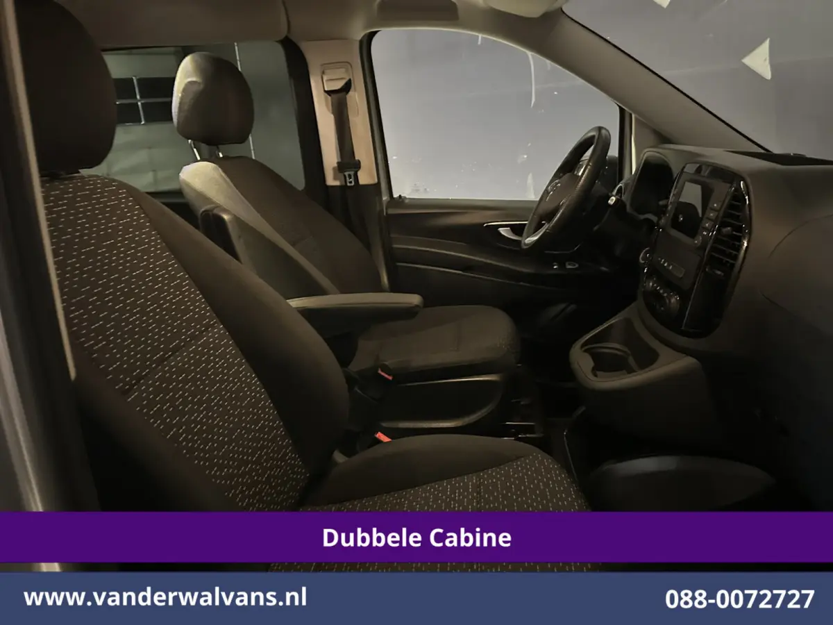119 CDI 191pk 9G-Tronic Automaat L2H1 Dubbele Cabine Euro6 Airco | 5-Zits | Camera | Navigatie | LED | Apple Carplay Android Auto, Cruisecontrol, LM velgen, Trekhaak, Parkeersensoren, Bumper