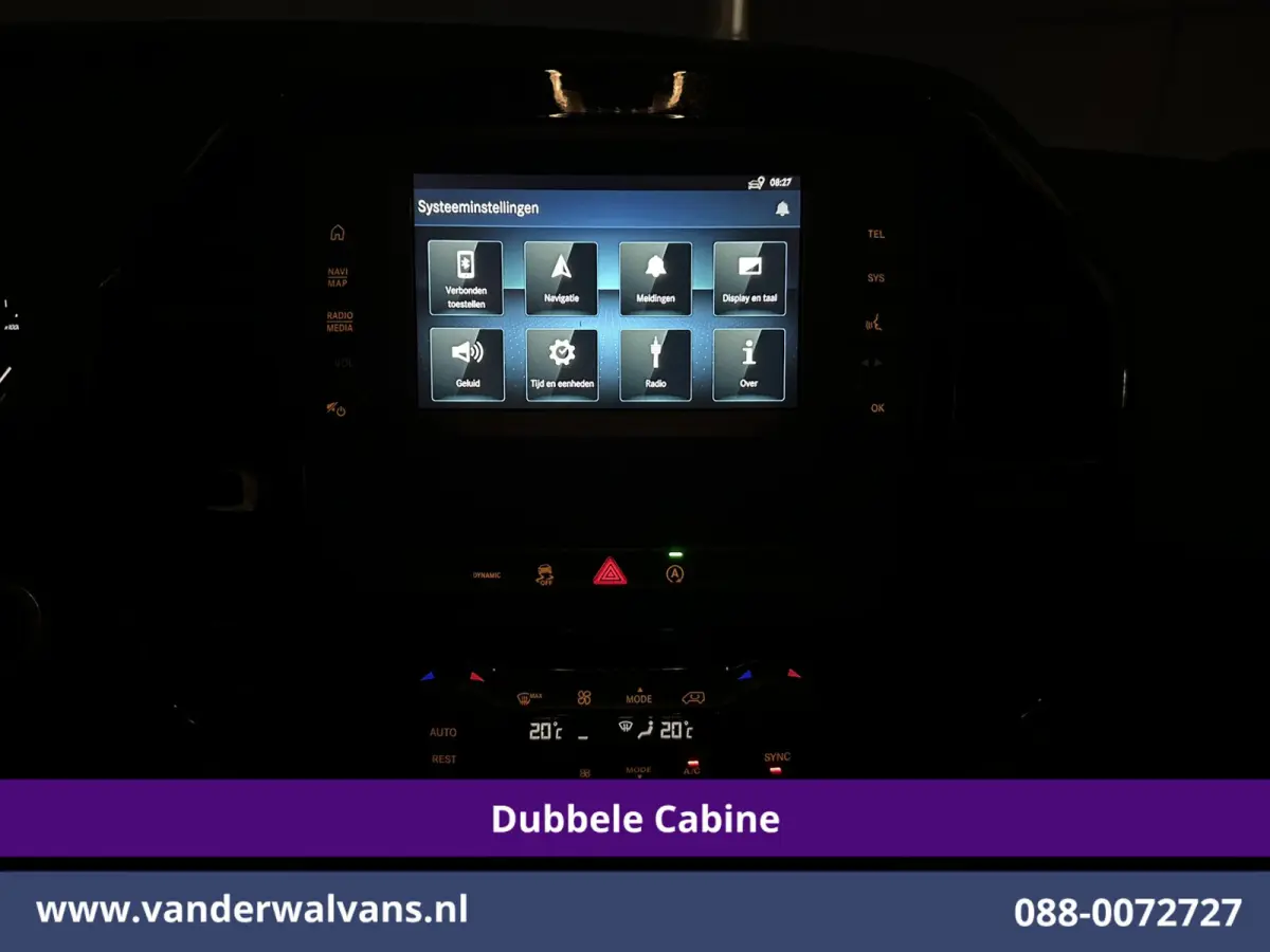 119 CDI 191pk 9G-Tronic Automaat L2H1 Dubbele Cabine Euro6 Airco | 5-Zits | Camera | Navigatie | LED | Apple Carplay Android Auto, Cruisecontrol, LM velgen, Trekhaak, Parkeersensoren, Bumper