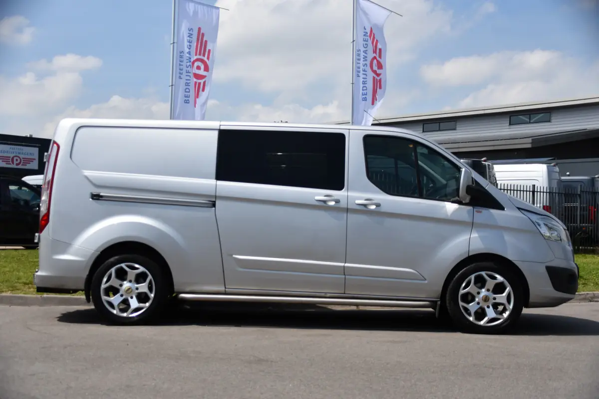 290 2.0 TDCI L2H1 Limited DC Camera, Cruise, Sensoren, 2 x Schuifdeur, 170pk, Automaat, Trekhaak, Leder, Uniek!
