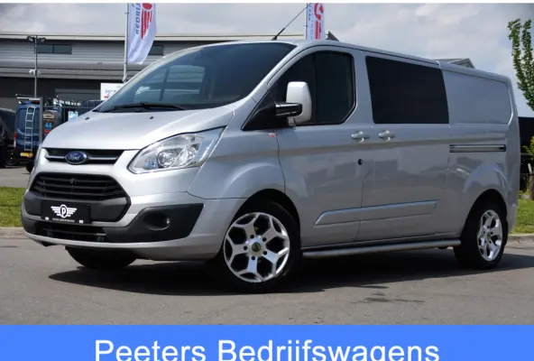 290 2.0 TDCI L2H1 Limited DC Camera, Cruise, Sensoren, 2 x Schuifdeur, 170pk, Automaat, Trekhaak, Leder, Uniek!