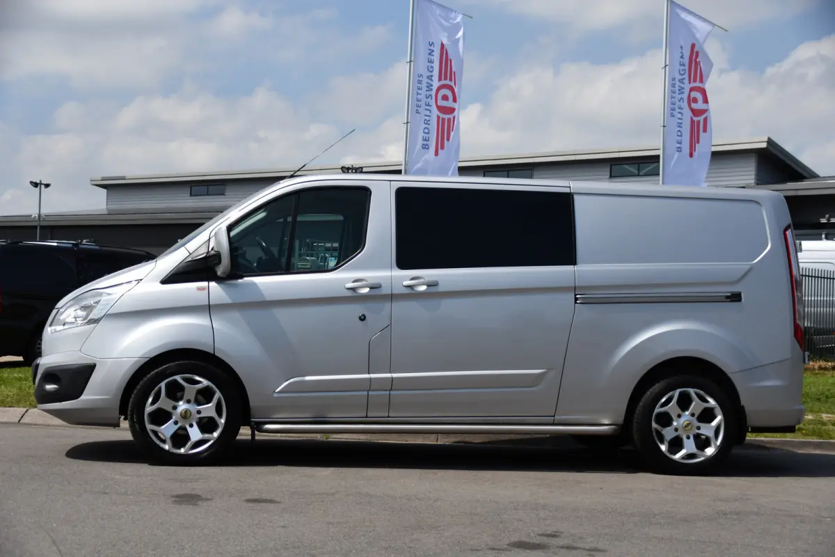 290 2.0 TDCI L2H1 Limited DC Camera, Cruise, Sensoren, 2 x Schuifdeur, 170pk, Automaat, Trekhaak, Leder, Uniek!
