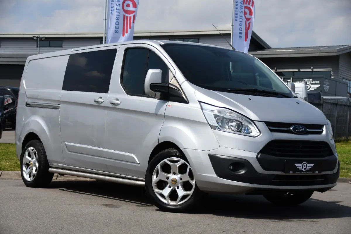 290 2.0 TDCI L2H1 Limited DC Camera, Cruise, Sensoren, 2 x Schuifdeur, 170pk, Automaat, Trekhaak, Leder, Uniek!