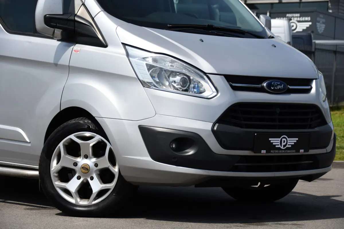 290 2.0 TDCI L2H1 Limited DC Camera, Cruise, Sensoren, 2 x Schuifdeur, 170pk, Automaat, Trekhaak, Leder, Uniek!