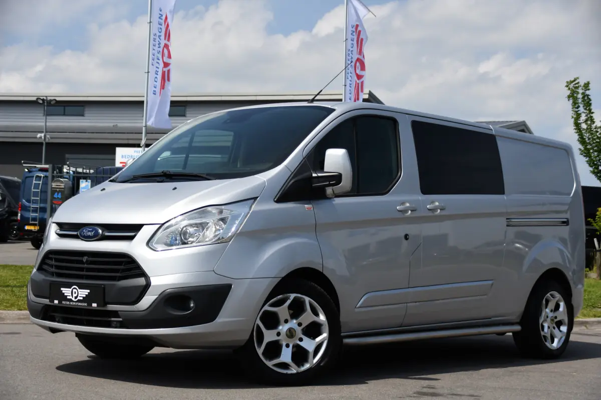 290 2.0 TDCI L2H1 Limited DC Camera, Cruise, Sensoren, 2 x Schuifdeur, 170pk, Automaat, Trekhaak, Leder, Uniek!