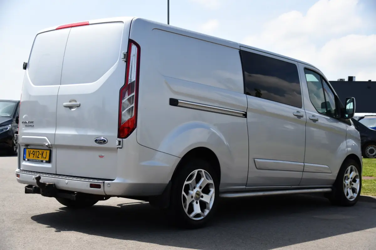 290 2.0 TDCI L2H1 Limited DC Camera, Cruise, Sensoren, 2 x Schuifdeur, 170pk, Automaat, Trekhaak, Leder, Uniek!