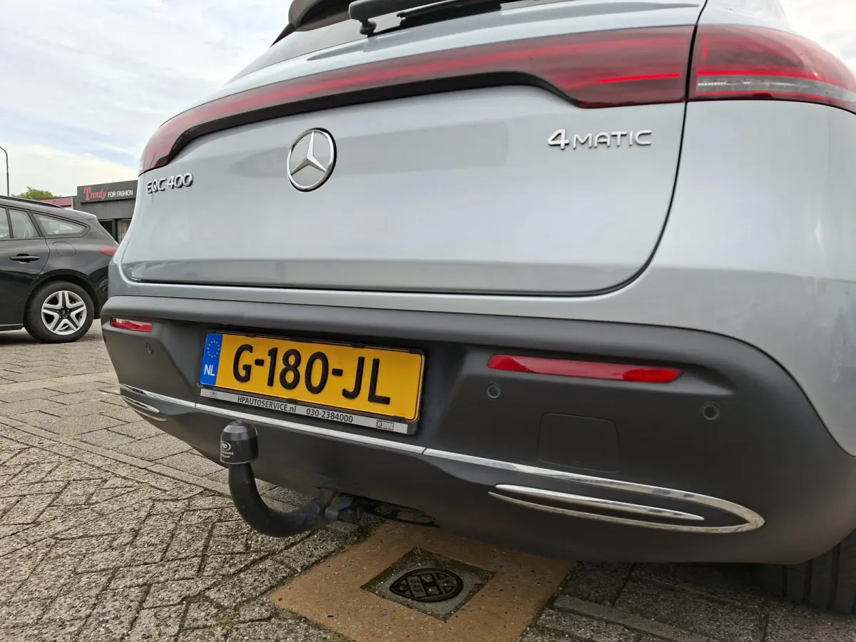 400 4MATIC Premium Plus 80 kWh SOH 95,6% Autopilot/360-Camera/Trekhaak/Limited Ed-1886/Memory/ParkAssist/Dynamic-LED/Burmester-Audio/Elek.Achterklep/NAP