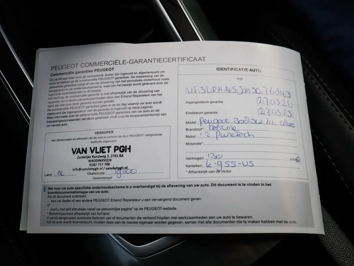 1.2 PureTech Blue Lease Allure 1e-Eig. & Dealer-Onderh. BOVAG-Garantie. NL-Auto.