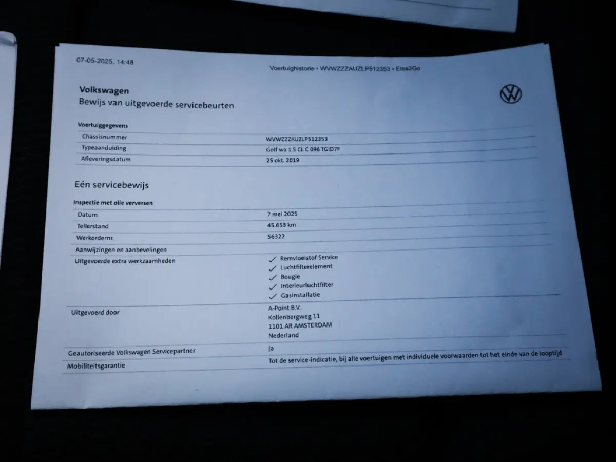 1.5 TGI CNG Comfortline 1e-Eig. & Dealer-Onderh. BOVAG-Garantie. NL-Auto.
