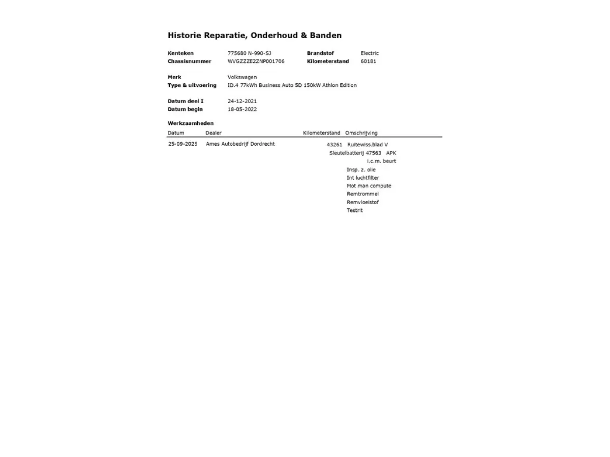 Business 77 kWh 3-Fase 2e-Eig. & Dealer-Onderh. BOVAG-Garantie. NL-Auto.