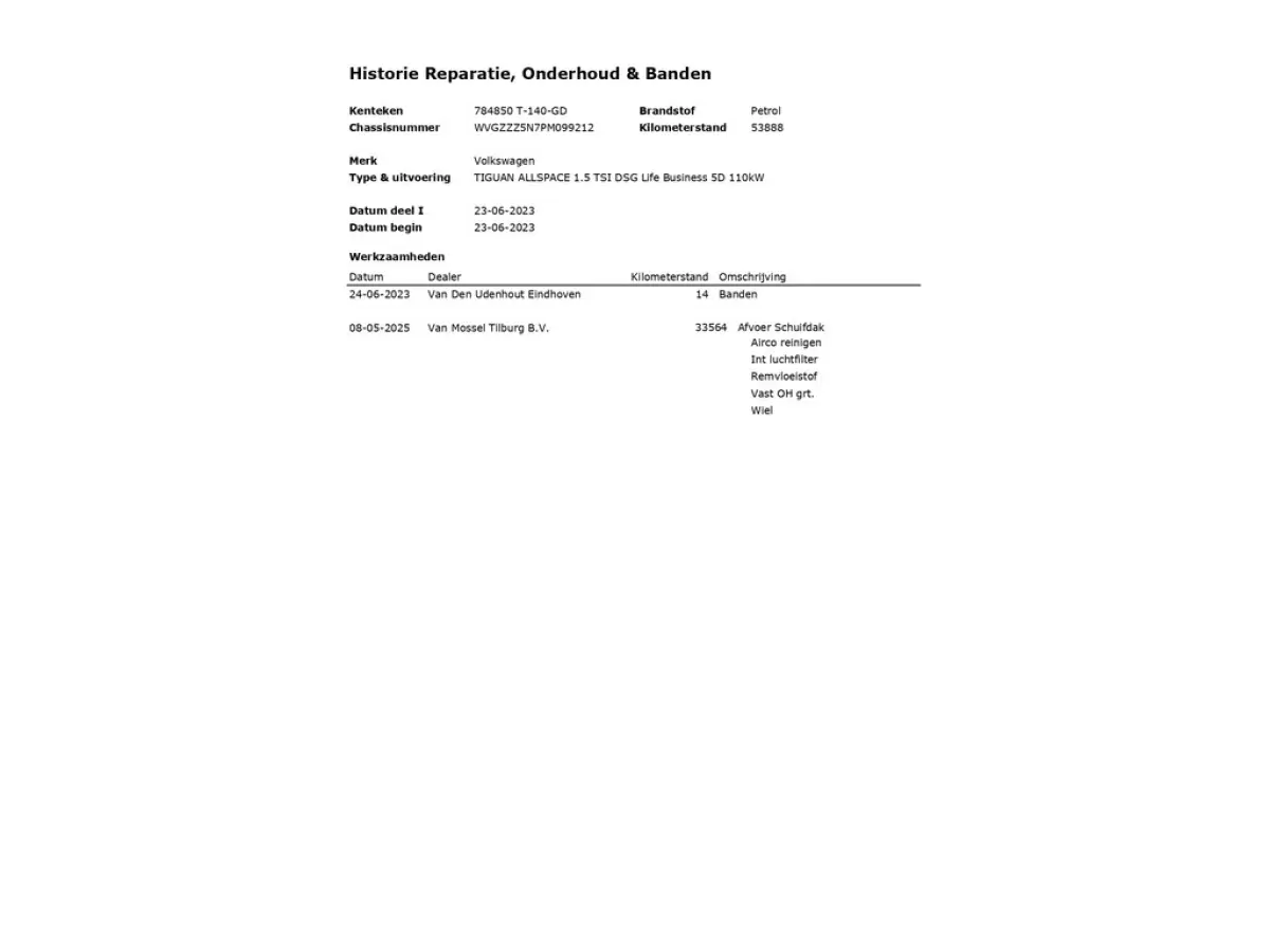 1.5 TSI Life Business 7p. 1e-Eig. & Dealer-Onderh. BOVAG-Garantie. NL-Auto.
