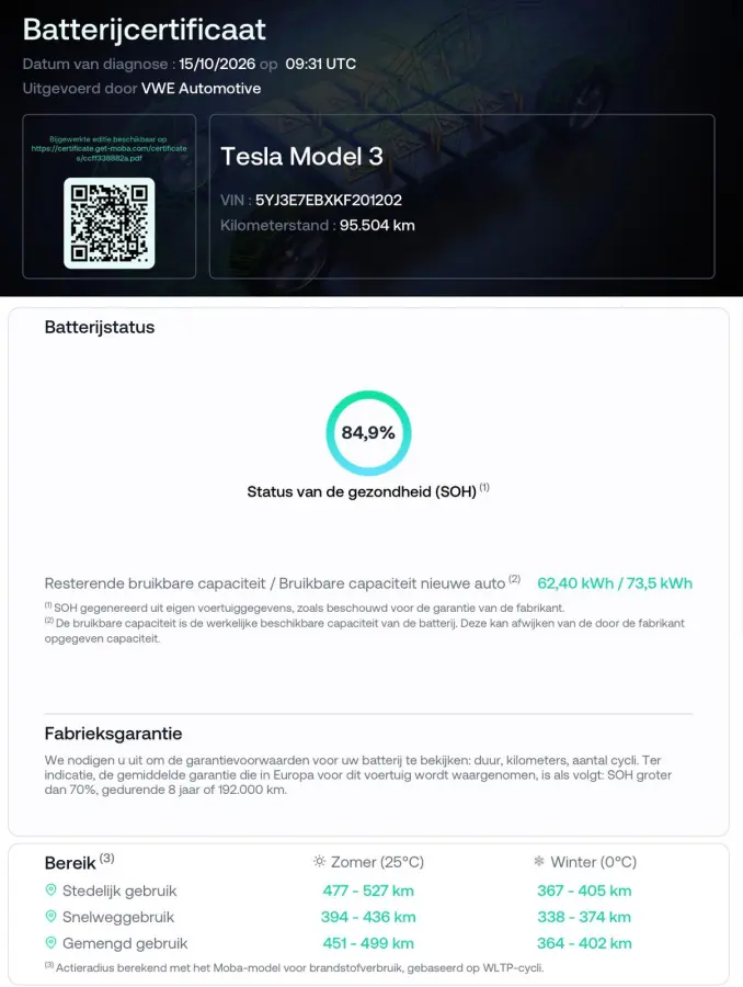 Long Range AWD 75 kWh - Deep Blue Metallic - SOH 87% - Topstaat