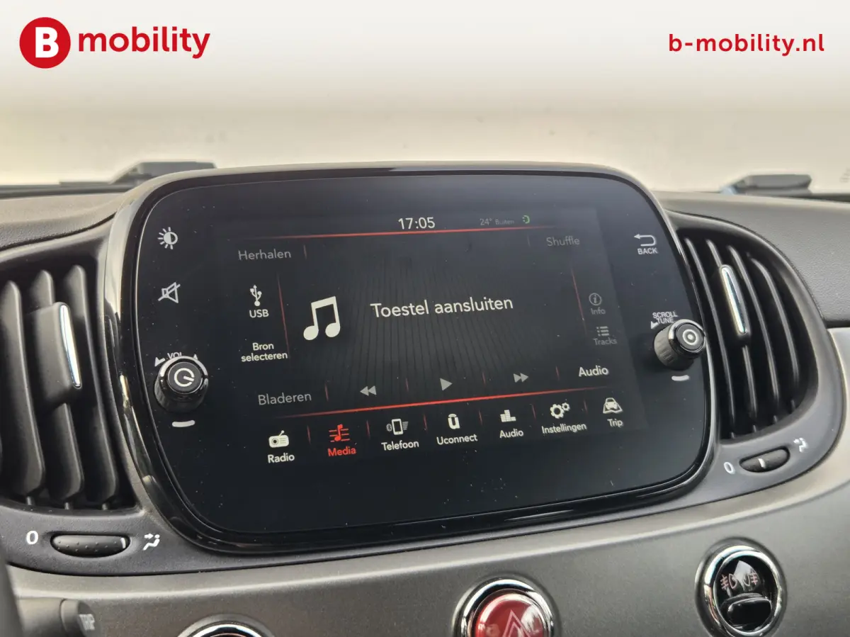 0.9 TwinAir Turbo 86PK Leer Apple CarPlay | Cruise Control | LED | DAB Audio | PDC