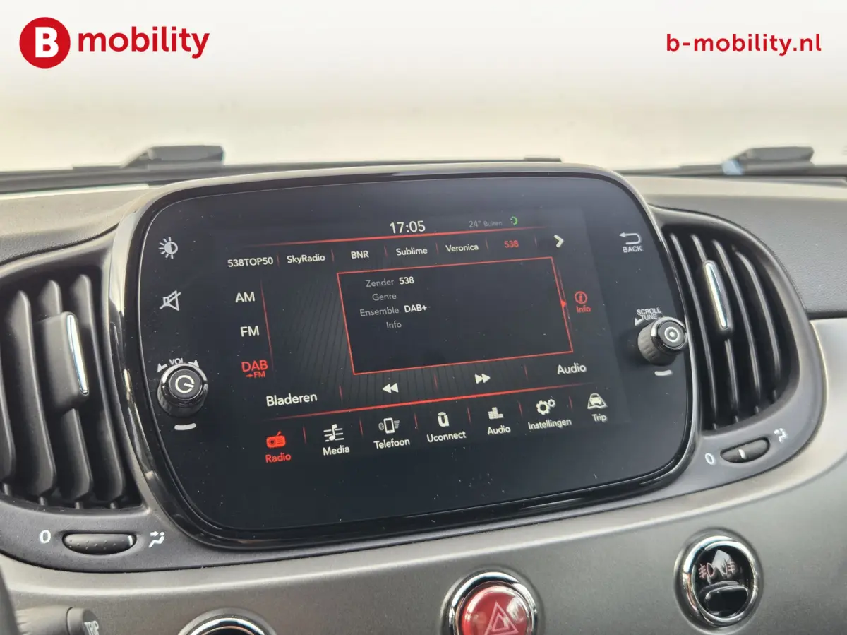 0.9 TwinAir Turbo 86PK Leer Apple CarPlay | Cruise Control | LED | DAB Audio | PDC