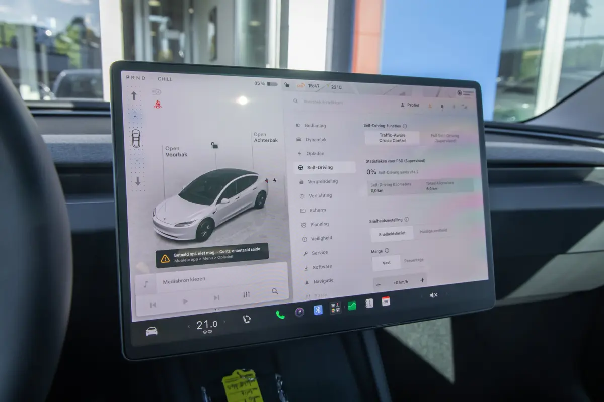 RWD 60 kWh | Cruise control adaptief | Panoramadak | Led koplampen | Dodehoek detectie | Stoel/stuur verwarming | Parkeersensoren Voor/Achter | Achteruitrijcamera | Cruise control adaptief m