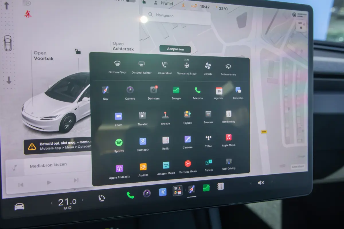 RWD 60 kWh | Cruise control adaptief | Panoramadak | Led koplampen | Dodehoek detectie | Stoel/stuur verwarming | Parkeersensoren Voor/Achter | Achteruitrijcamera | Cruise control adaptief m