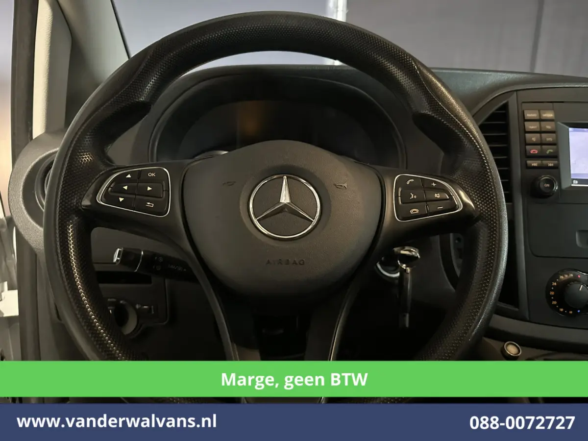111 CDI **MARGE, Geen BTW** L3H1 Dubbele Cabine Euro6 Airco | 5-Zits | Camera | Navigatie | Cruisecontrol Trekhaak, Parkeersensoren