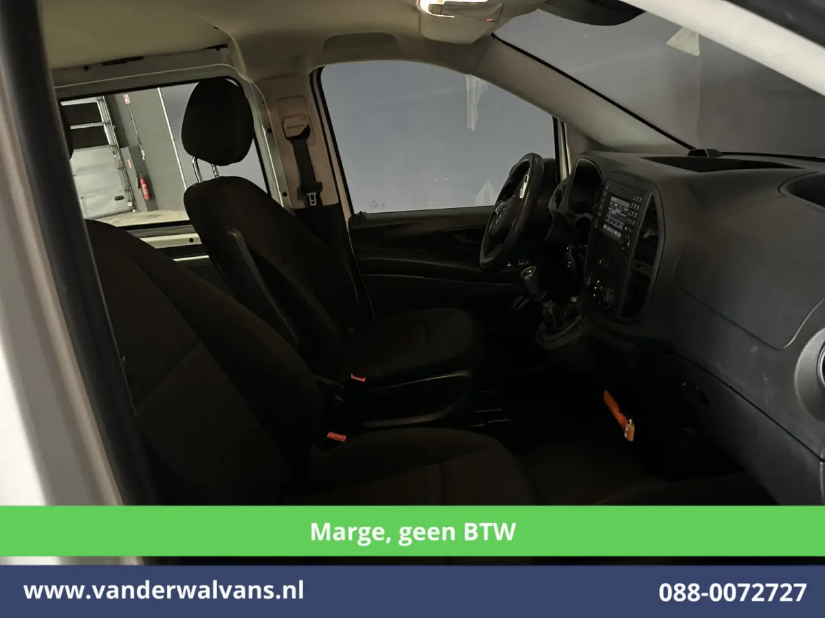 111 CDI **MARGE, Geen BTW** L3H1 Dubbele Cabine Euro6 Airco | 5-Zits | Camera | Navigatie | Cruisecontrol Trekhaak, Parkeersensoren