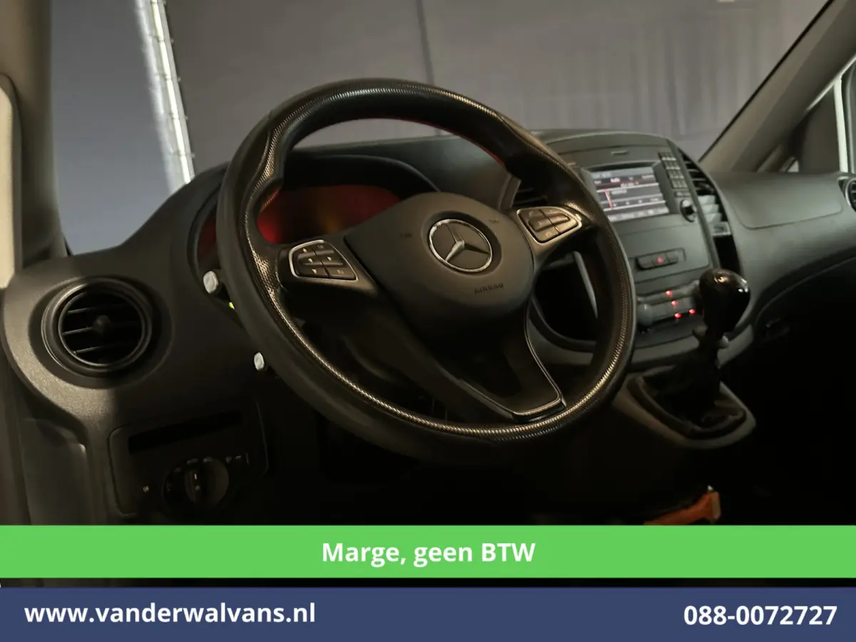 111 CDI **MARGE, Geen BTW** L3H1 Dubbele Cabine Euro6 Airco | 5-Zits | Camera | Navigatie | Cruisecontrol Trekhaak, Parkeersensoren