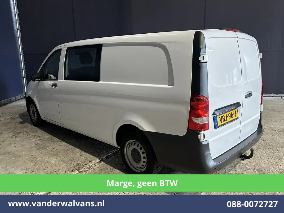 111 CDI **MARGE, Geen BTW** L3H1 Dubbele Cabine Euro6 Airco | 5-Zits | Camera | Navigatie | Cruisecontrol Trekhaak, Parkeersensoren