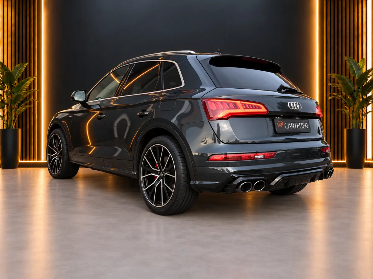 55 TFSI e S-Line Quattro Competition 367PK | Luchtvering | Pano | B&O | Massage | Memory | Digtal Dash | RS Nappe Leder | 360 | Ambient+ | Keyless | Leder | Carplay | Trekhaak | Head-Up | Ma
