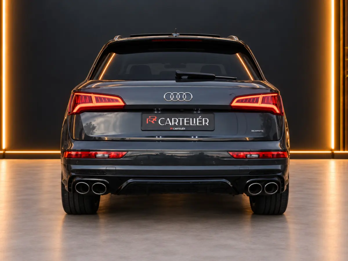 55 TFSI e S-Line Quattro Competition 367PK | Luchtvering | Pano | B&O | Massage | Memory | Digtal Dash | RS Nappe Leder | 360 | Ambient+ | Keyless | Leder | Carplay | Trekhaak | Head-Up | Ma