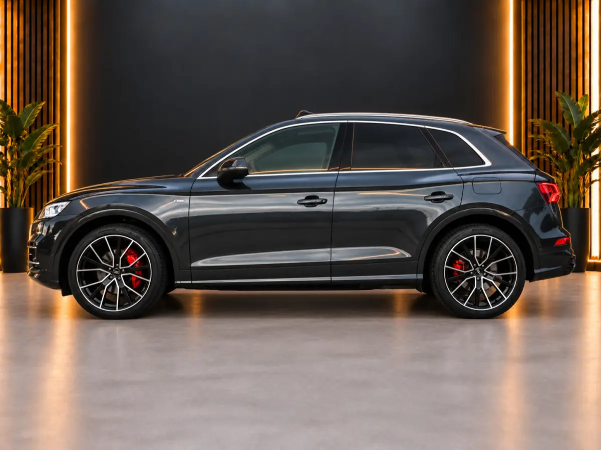55 TFSI e S-Line Quattro Competition 367PK | Luchtvering | Pano | B&O | Massage | Memory | Digtal Dash | RS Nappe Leder | 360 | Ambient+ | Keyless | Leder | Carplay | Trekhaak | Head-Up | Ma