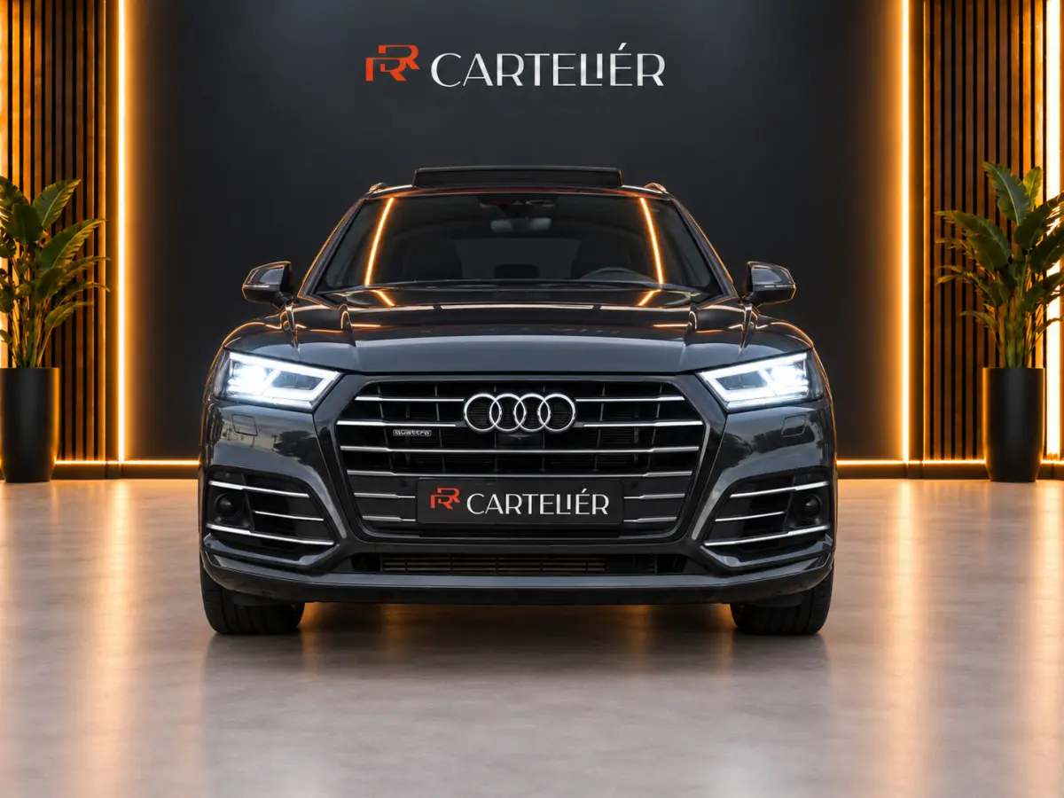 55 TFSI e S-Line Quattro Competition 367PK | Luchtvering | Pano | B&O | Massage | Memory | Digtal Dash | RS Nappe Leder | 360 | Ambient+ | Keyless | Leder | Carplay | Trekhaak | Head-Up | Ma