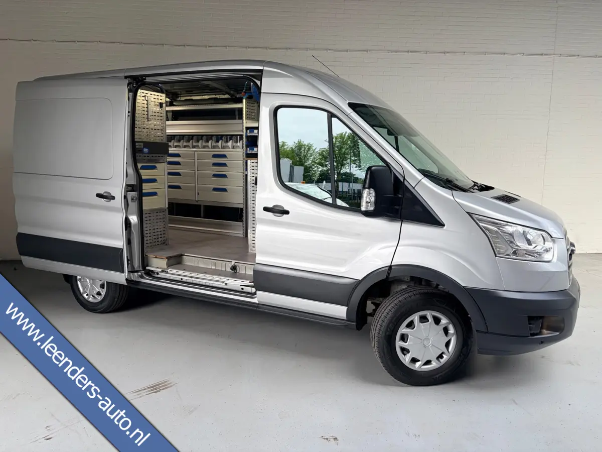 Servicewagen 350 2.0 TDCI 131PK euro6 L2H2 3Persoons Trend 3Persoons, Sortimo werkplaats inrichting, RIJKLAARPRIJS