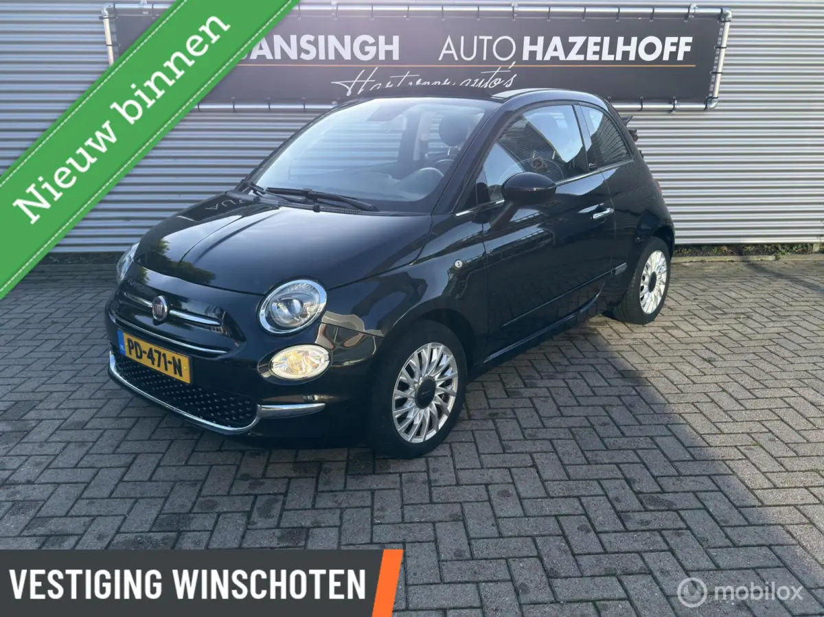 0.9 TwinAir Turbo Lounge Cabrio! | Cruise Control | Airco | Bluetooth |