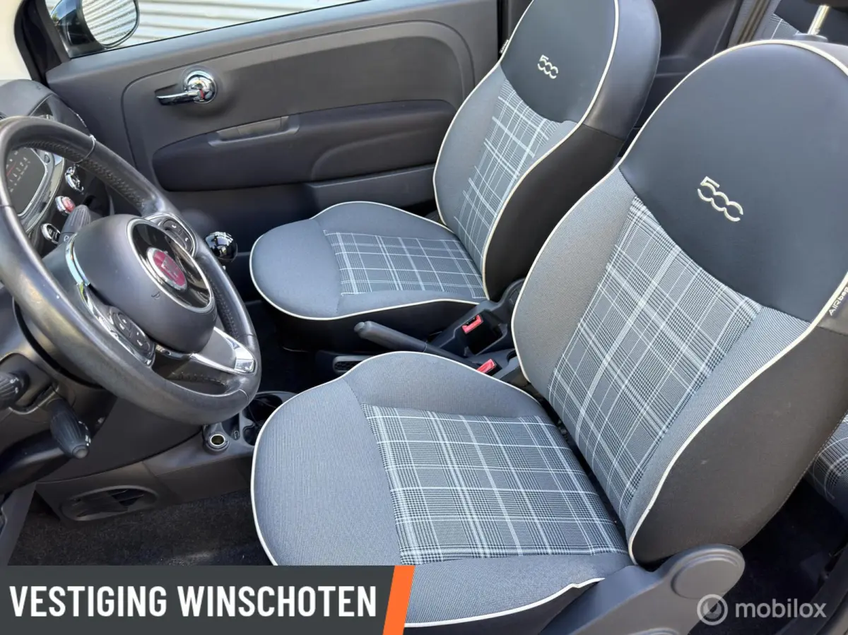 0.9 TwinAir Turbo Lounge Cabrio! | Cruise Control | Airco | Bluetooth |