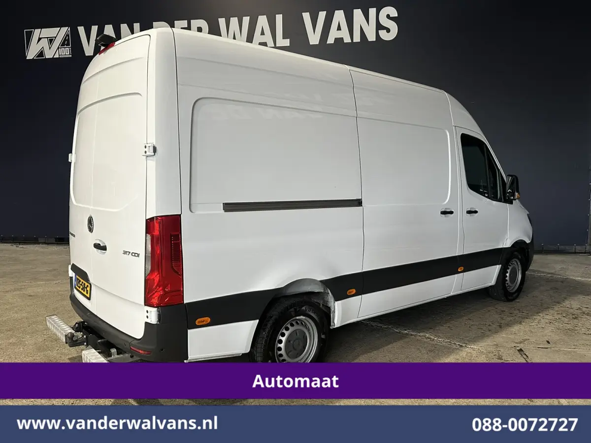 317 CDI 170pk 9G-Tronic Automaat 3500kg Trekhaak L2H2 Euro6 Airco | Camera | Navigatie | Apple Carplay Android Auto, Cruisecontrol, Parkeersensoren, Bijrijdersbank
