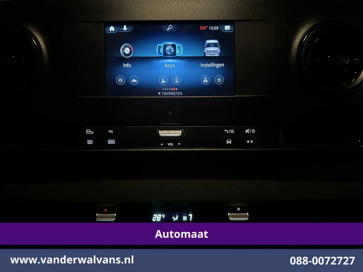 317 CDI 170pk 9G-Tronic Automaat 3500kg Trekhaak L2H2 Euro6 Airco | Camera | Navigatie | Apple Carplay Android Auto, Cruisecontrol, Parkeersensoren, Bijrijdersbank