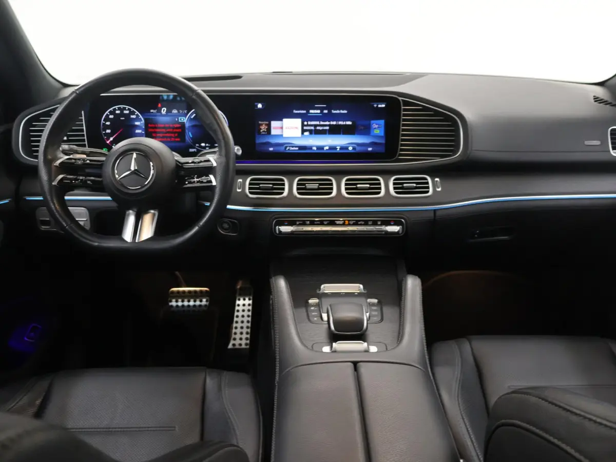 350 de 4MATIC AMG Line Premium Plus | Panoramadak | Luchtvering | Burmester | Treeplanken | Trekhaak | Nappaleder |