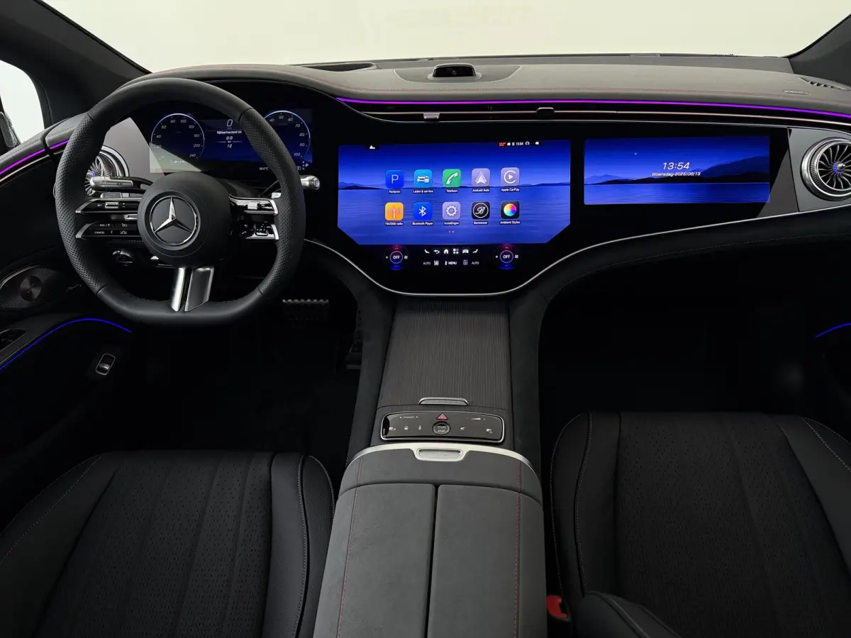 450+ AMG Line 122 kWh | Premium pakket | 22” lichtmetalen AMG-velgen | Verwarmde voorruit | Verwarmd stuurwiel | Hyperscreen |