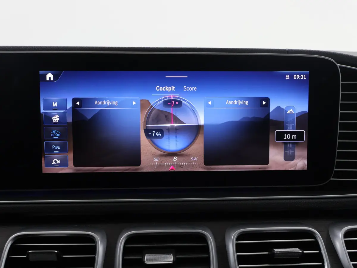 350 de 4MATIC AMG Line Premium Plus | Luchtvering | Night | Panoramadak | Trekhaak | Burmester | Headup | Treeplanken | Zwart leer |