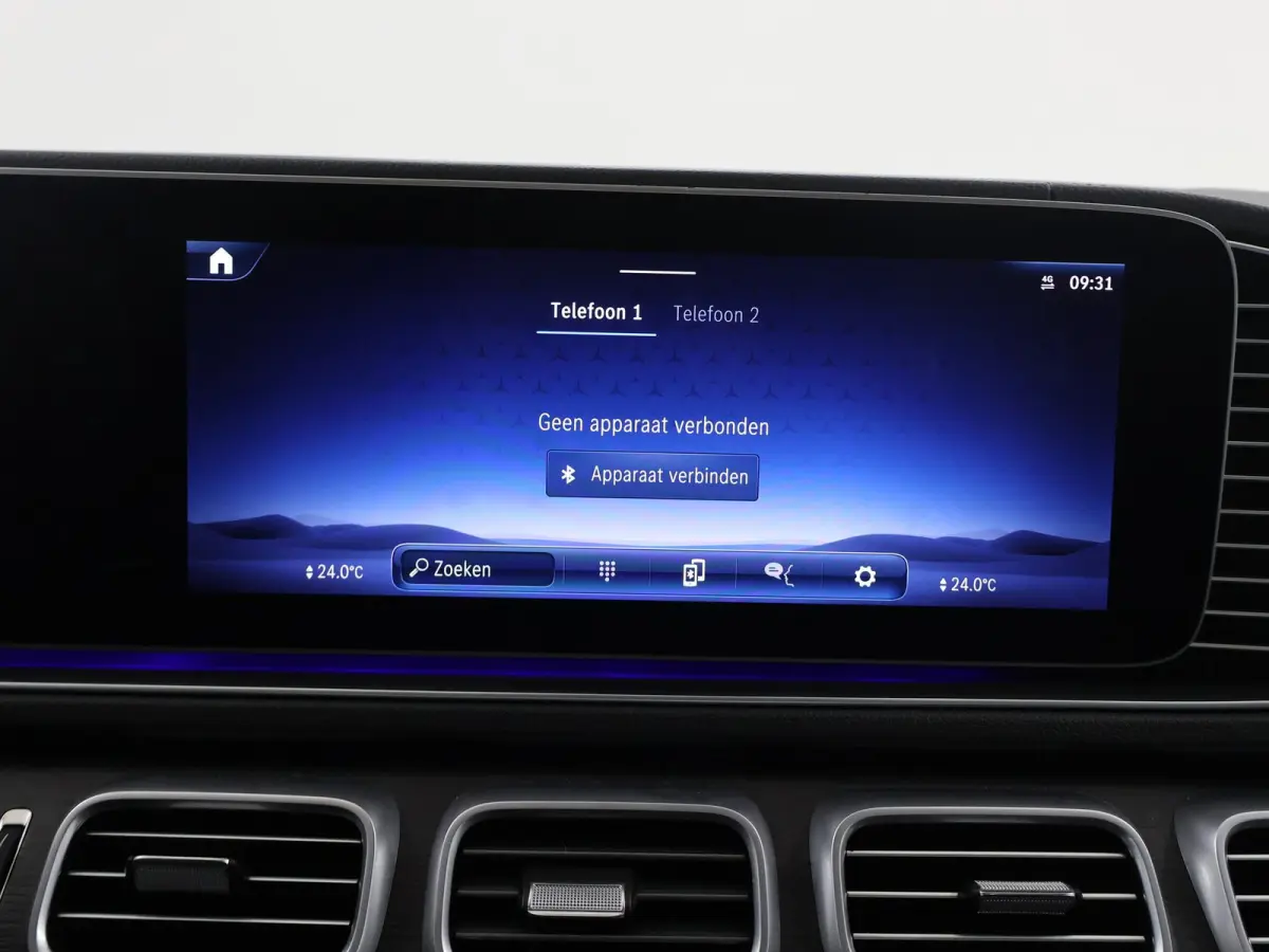 350 de 4MATIC AMG Line Premium Plus | Luchtvering | Night | Panoramadak | Trekhaak | Burmester | Headup | Treeplanken | Zwart leer |