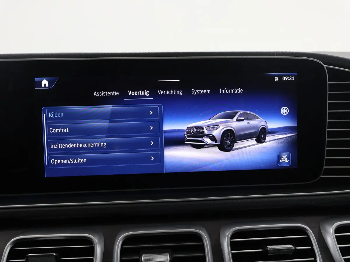 350 de 4MATIC AMG Line Premium Plus | Luchtvering | Night | Panoramadak | Trekhaak | Burmester | Headup | Treeplanken | Zwart leer |