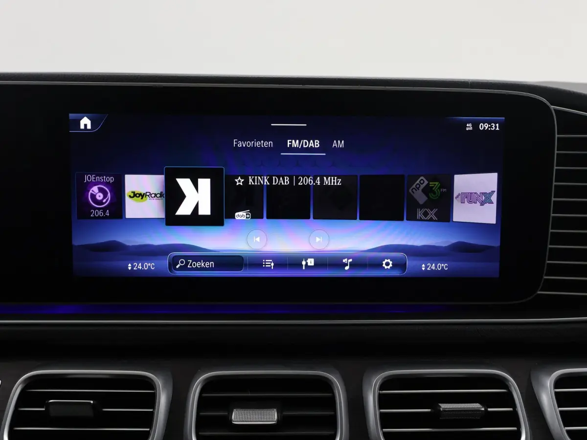 350 de 4MATIC AMG Line Premium Plus | Luchtvering | Night | Panoramadak | Trekhaak | Burmester | Headup | Treeplanken | Zwart leer |