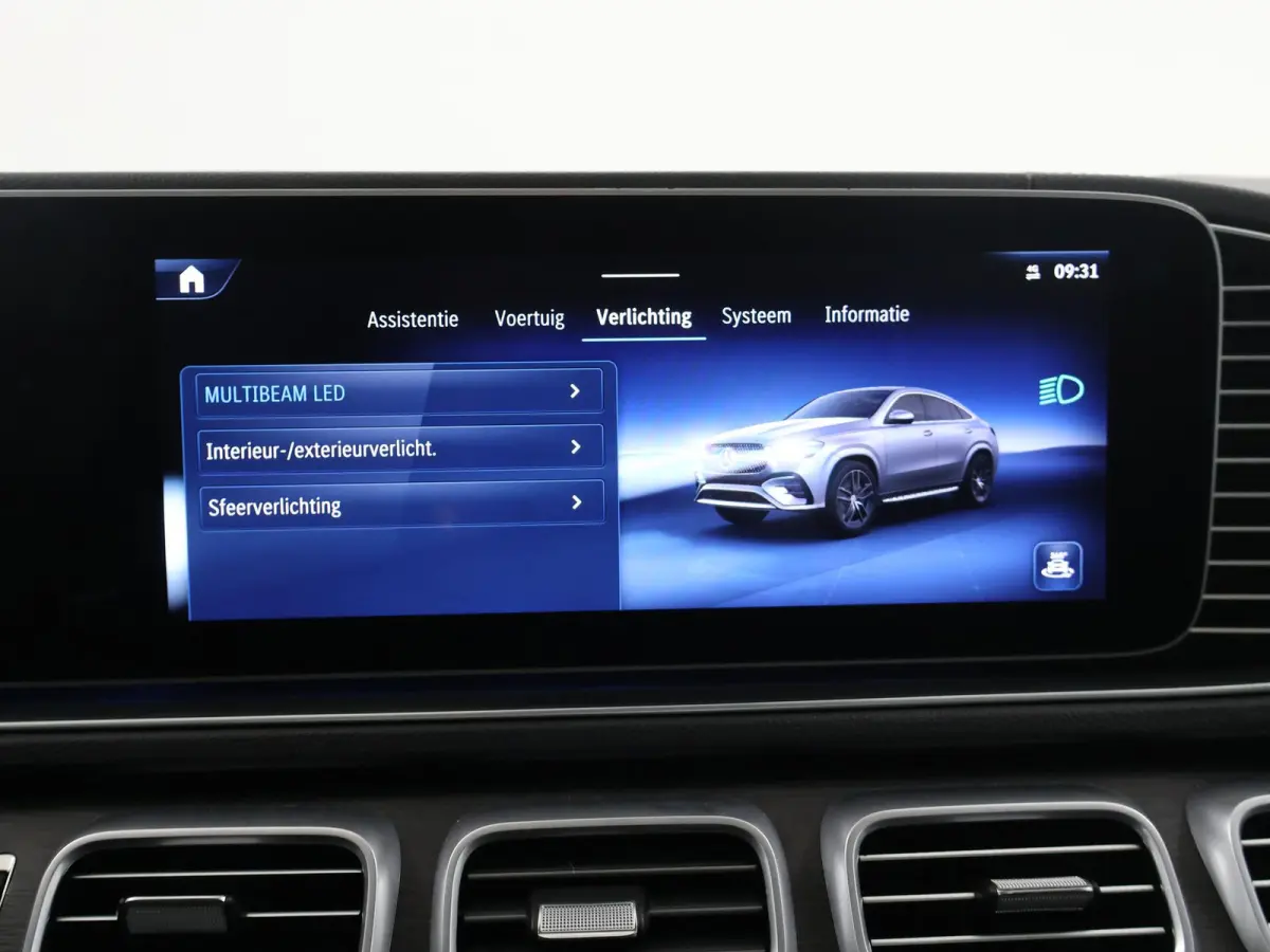 350 de 4MATIC AMG Line Premium Plus | Luchtvering | Night | Panoramadak | Trekhaak | Burmester | Headup | Treeplanken | Zwart leer |