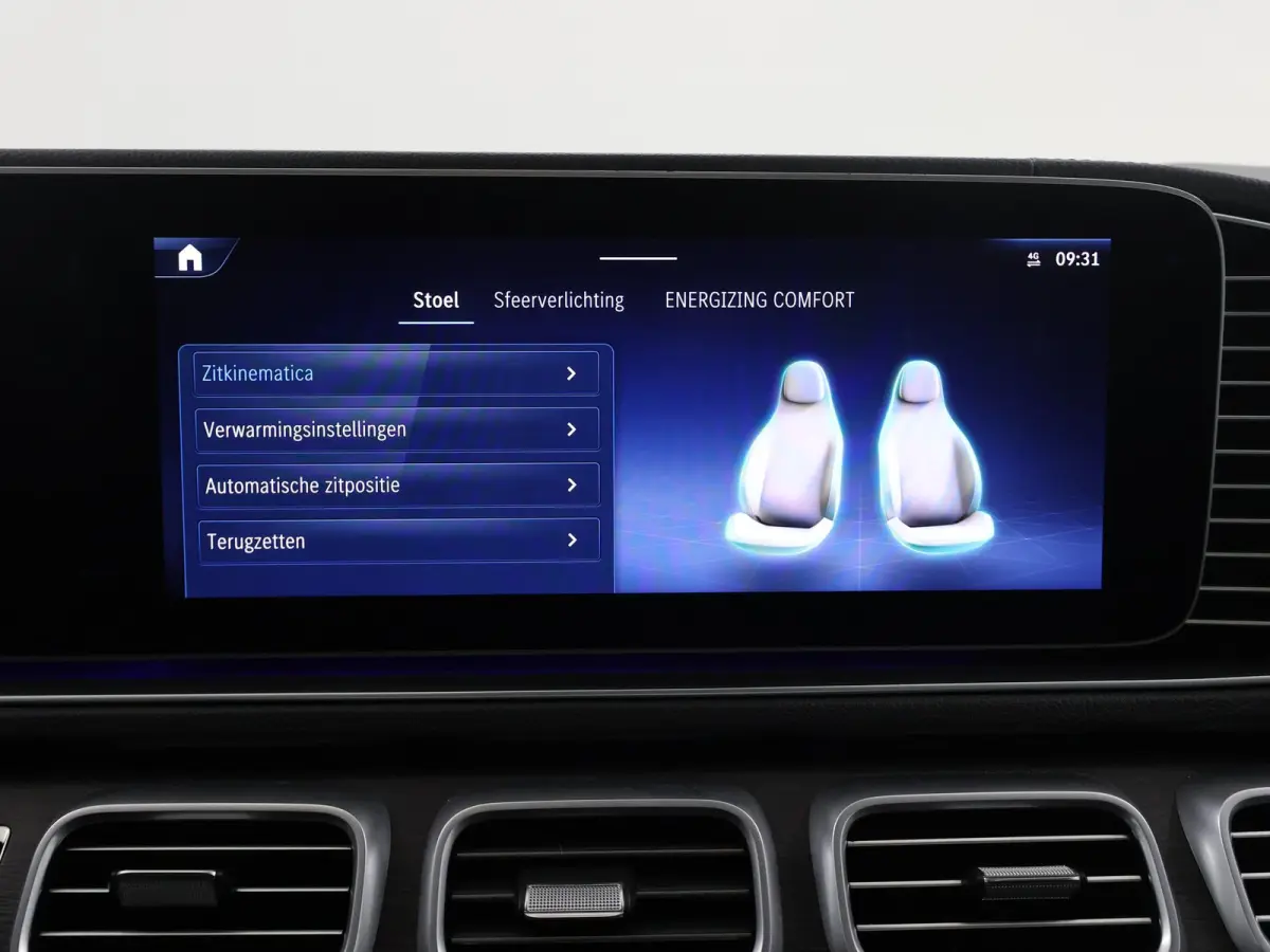 350 de 4MATIC AMG Line Premium Plus | Luchtvering | Night | Panoramadak | Trekhaak | Burmester | Headup | Treeplanken | Zwart leer |