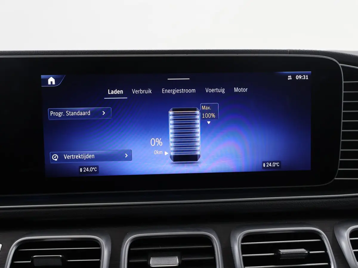 350 de 4MATIC AMG Line Premium Plus | Luchtvering | Night | Panoramadak | Trekhaak | Burmester | Headup | Treeplanken | Zwart leer |