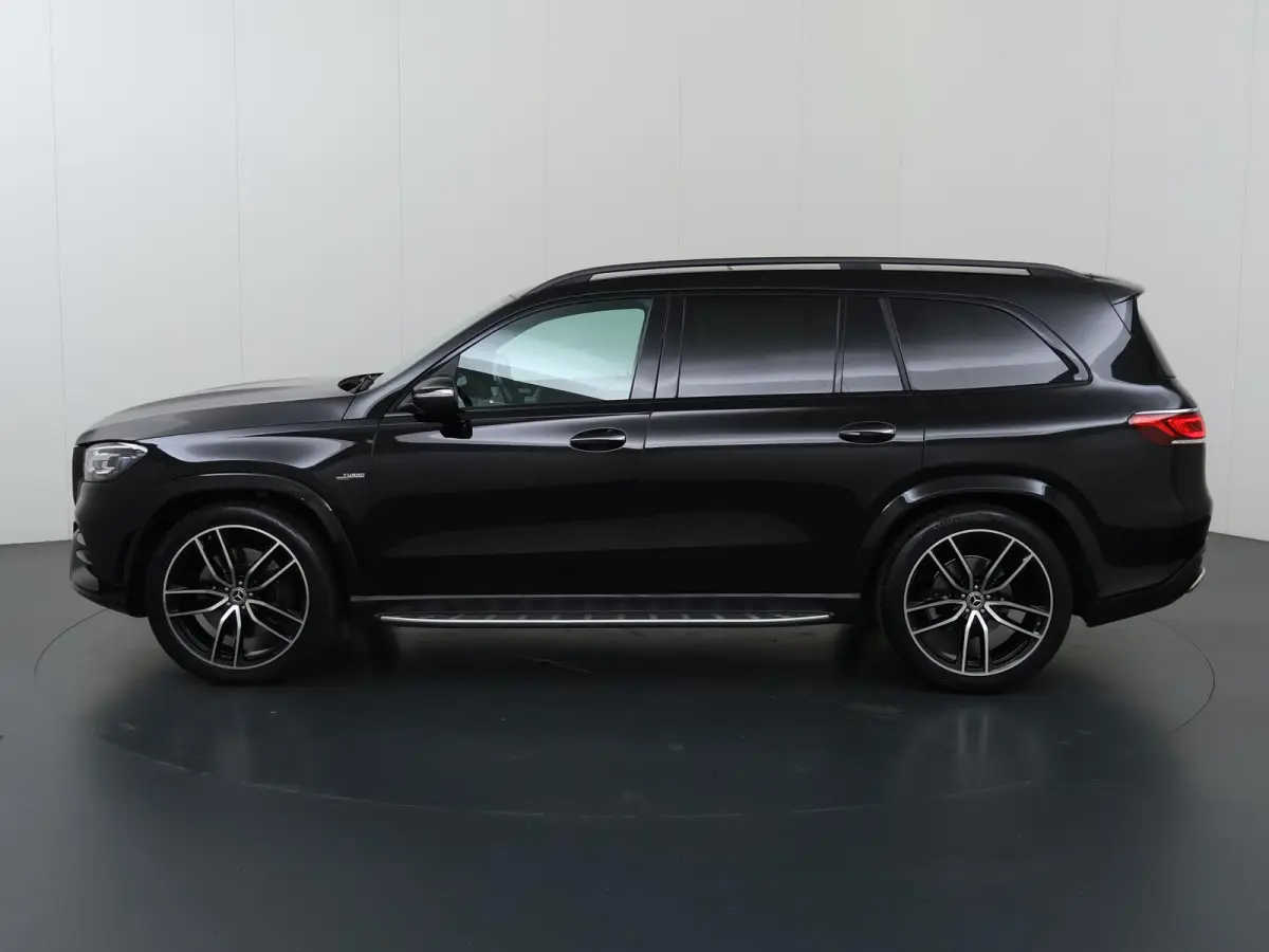 450 4MATIC Premium Plus | 7-persoons | AMG | Night | Luchtvering | Trekhaak | Treeplanken | 23" lichtmetalen velgen | Keyless |