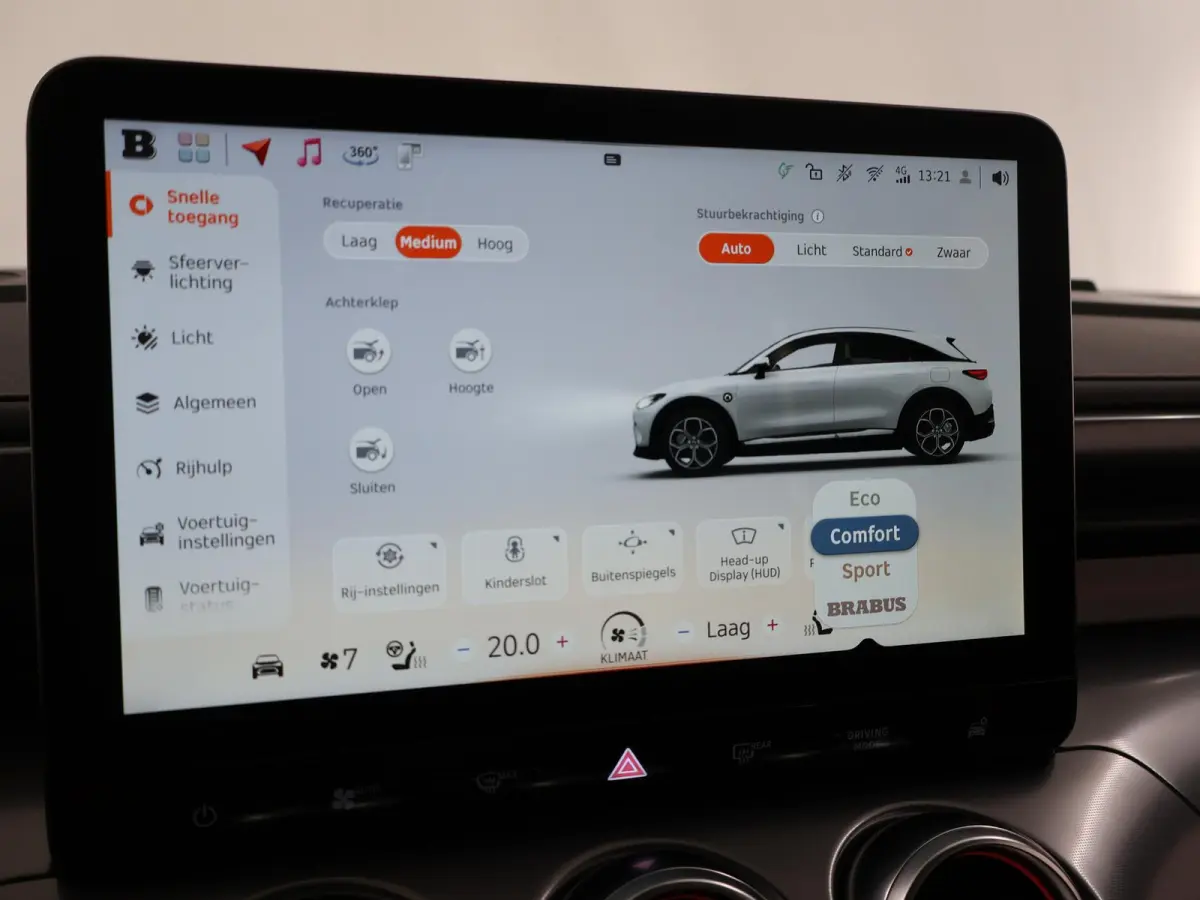 BRABUS 66 kWh | Panoramadak | Elektrische achterklep | Stoelverwarming |