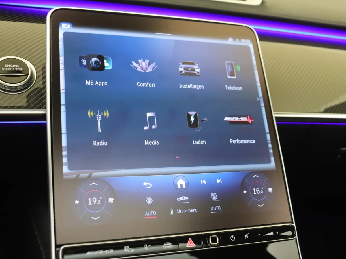 AMG 63 S E Performance / Panoramadak/ Carbon int+ext/ Burmester 4D/ Entertainment/ 21 inch/ Zéér compleet
