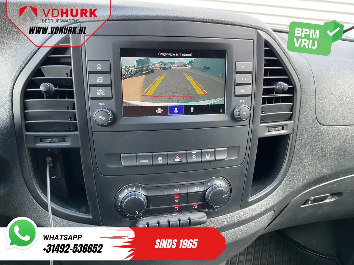 116 CDI Aut. L3 LED/ Carplay/ Standkachel/ Stoelverw./ Navi/ Camera/ Cruise/ 16’LMV/ PDC/ Trekhaak